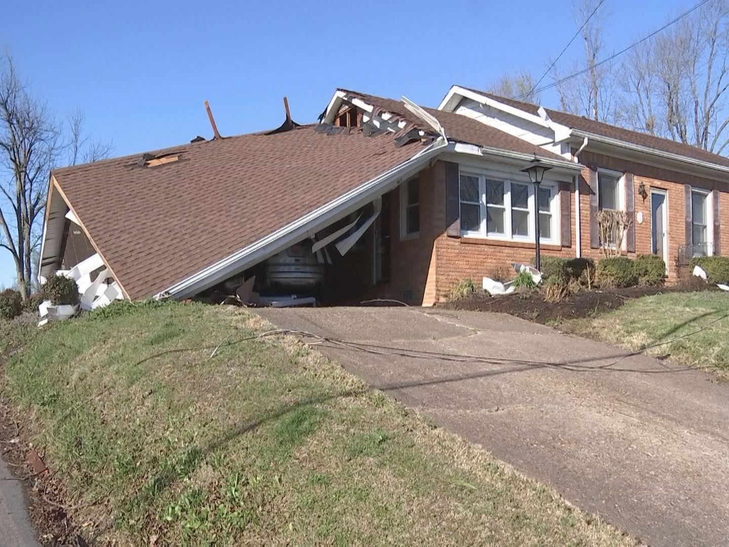 Local family devastated to see storm damage to their home in Hic WPSD